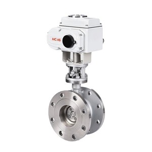 Hc Electric Butterfly Valve D943H 16P Stainless Steel Hard <b>Seal</b> Triple Eccentric For Corrosive Media - Product Image 1
