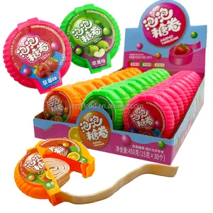 厂家直销定制自有品牌清真口香糖大尺寸儿童泡泡糖卷