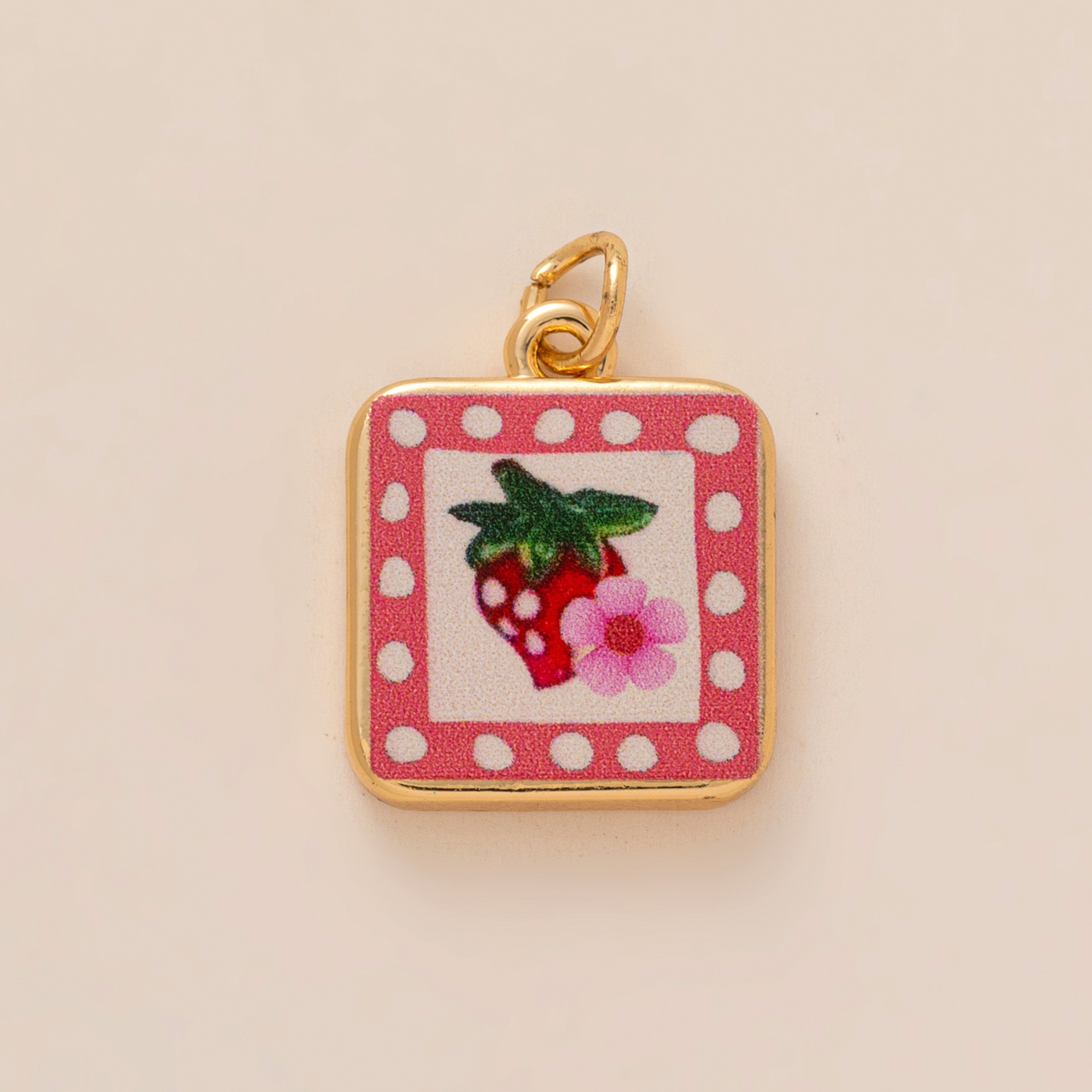 strawberry pendant