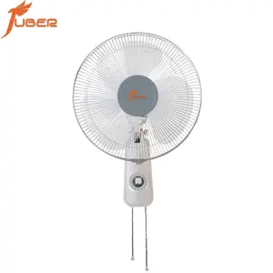16 inch High quality quiet and portable wall mounted exhaust fan modern 2 VDE round pin plug oscillating wall fan 110V