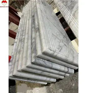 China bruce cinza mármore antiderrapante pedra de passo para escada, pouso, pedra natural, escada, mármore, passos e riser