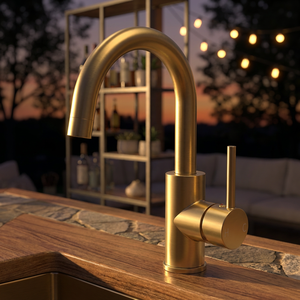 robinet de cuisine laiton argent noir or flexible robinet de cuisine évier bar douchette extractible - Product Image 2