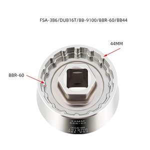 TOOPRE 5 en 1 support de pédalier de vélo vtt <span class=keywords><strong>extracteur</strong></span> d'axe de vélo outils de réparation de dissolvant de <span class=keywords><strong>manivelle</strong></span> de vélo pour R60 BB-9100 deli16t FSA386 - Product Image 4