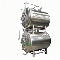 Réservoir horizontal empilable 5BBL en acier inoxydable 304 pour équipement de brassage et de service de bière