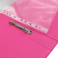 Archivadores de Palanca de 2 Anillos, Personalizables, con Cubierta Transparente de PP y Logotipo Personalizado para Uso en Oficina