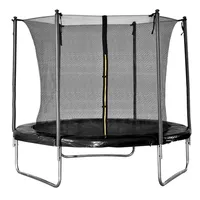 Trampoline de jardin CreateFun Heavy Duty pour enfants, rond, avec filet intérieur, 5/6/8/10/12/14/16 pieds