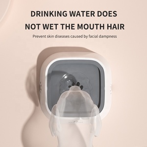 ELS Pet Road Refresher <strong>No</strong> <strong>Spill</strong> <strong>Dog</strong> <strong>Water</strong> <strong>Bowl</strong> Not Wet Mouth Wet Beard Pet <strong>Dog</strong> <strong>Bowl</strong> <strong>Water</strong> Splash Prevent Buoyant Force <strong>Bowl</strong> - Product Image 2