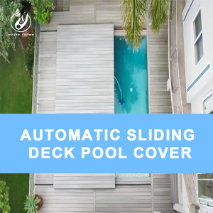Tùy chỉnh tự động trượt hồ bơi boong bìa với điều khiển từ xa cho trên mặt đất cho hồ bơi - Product Image 4