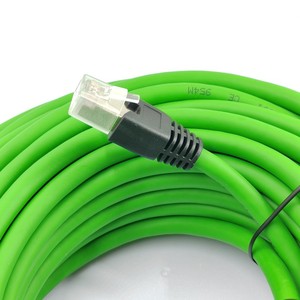 Câble <span class=keywords><strong>Ethernet</strong></span> Profinet M12 personnalisé en usine, étanche, connecteur mâle X Code 8 broches RJ45 Cat6A, câble <span class=keywords><strong>Ethernet</strong></span> industriel - Product Image 3