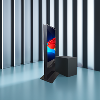 55 pouces Android 55 multi-touch double écran signalisation numérique double face écran LCD vertical lecteur publicitaire