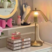Lampe de Chevet Papillon Ambiance Rêveuse, Décoration de Luxe Américaine pour Chambre, Lampe de Table Vintage Colorée Émaillée pour Salon