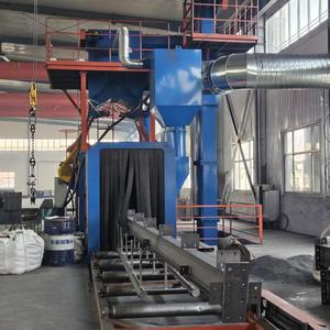 Heavy Duty Automatic Roller Conveyor Blasting Machine Engine Motor Gearbox Structural Steel Profiles Sa 2.5 Surface High-Volume - Product Image 2