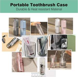 Wholesale Simple Design <b>Travel</b> Toothbrush Holder <b>Washing</b> Cups Toothbrush Gargle Cup - Product Image 6