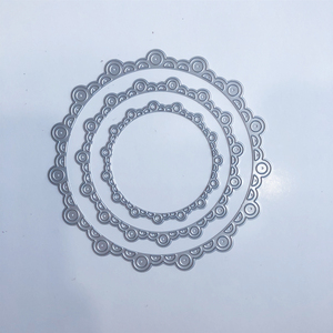7,5 "Metall 3 Stück Kreis schneiden Matrize Bulk Scrap book Schneidwerk zeuge Günstige Stanz ungen - Product Image 1
