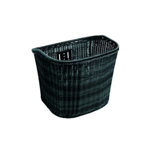 Gros Vélo De Ville Avant Noir <span class=keywords><strong>En</strong></span> <span class=keywords><strong>Osier</strong></span> Panier - Product Image 1