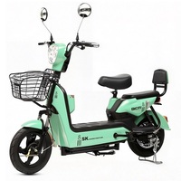 Vélo Électrique Urbain Numérique à Vendre : Modèle Kiwo pour Adultes, Moteur Arrière Brushless 350W, Batterie Plomb-Acide 48V12Ah