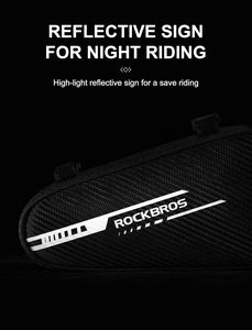 Free Sample Large Capacity MTB Bike Front Frame Pack Customized Size Nylon <b>Bicycle</b> Front Handlebar Bag for Outdoor Cycling - Product Image 5