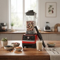 Blender Listrik Multifungsi Komersial Tugas Berat Rendah Kebisingan Kapasitas 2L 5+ Kecepatan Portabel untuk Penggunaan Dapur Hotel dan Rumah Tangga