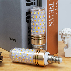 Bóng đèn tiết kiệm năng lượng Ngô siêu sáng 12W để sử dụng tại nhà, đế vít E27/E14, Trắng ấm/trắng mát/có thể điều chỉnh độ sáng - Product Image 3