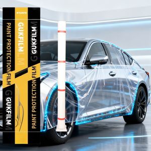 فيلم حماية طلاء السيارات من مادة TPU فائق المقاومة للماء مع ضمان ضد الخدوش لمدة 10 سنوات، فينيل تغليف السيارات عالي الجودة مع عينة مجانية ذاتية اللصق - Product Image 2