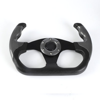 Volante de Carreras de 320 mm con Empuñadura de PU, Directo de Fábrica, OEM, ODM, Color Personalizado Disponible, Venta al Por Mayor