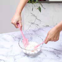 YDM OEM ODM grattoir de cuisine en silicone antiadhésif brosse de mélange d'huile outils de cuisson grattoir à crème