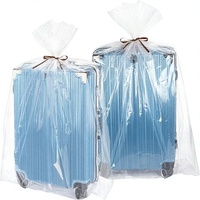 20 sacs de rangement transparents géants 32x48 et 40x60, 4 mil PE, anti-humidité, anti-poussière, extra grands, pour usage domestique, bagages, meubles