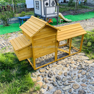 แบบพิมพ์ลายโรงเรือนเลี้ยงไก่ไม้แบบยั่งยืน SDC003-A สำหรับไก่ไข่ - เป็นมิตรกับสิ่งแวดล้อม กันน้ำ ใช้งานกลางแจ้งได้ทุกฤดู - Product Image 3