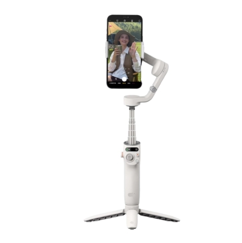 Insta360 Flow Pro Creator Bundle Grey Foldable AI Phone Gimbal Apple DockKit 360 Pan Tracking Free Tilt Mode Built-in Tripod