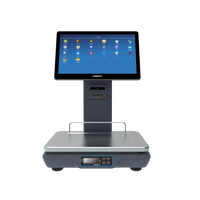 LongFly fabricants en gros 15.6 \ "double écran tactile Windows POS machines de facturation Smart Caja Registradora