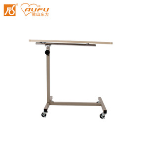 AUFU Bedside Dining <b>Table</b> 80x40 Cm Height <b>Adjustable</b> Hospital <b>Table</b> For Elderly And Patients - Product Image 2