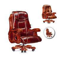 Chaise de bureau en cuir de directeur exécutif à dossier haut confortable classique de vente chaude pour le mobilier officiel