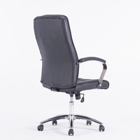 Chaise de bureau ergonomique durable, pivotante, avec coussin de travail, pour conférence, chaise de bureau informatique pour administrateur