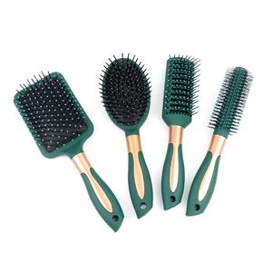 Brosse à cheveux en nylon pour salon de coiffure et de beauté, étiquette privée, démêlante, pour extensions bouclées, perruque humide, brosse à cheveux personnalisée <span class=keywords><strong>Denman</strong></span> - Product Image 1