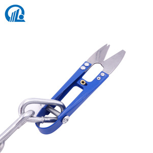 Cortadores de Alambre para Cárceles, Acero Inoxidable, Cadena Azul Adjunta, Tijeras de Grado Industrial para Uso de Seguridad - Product Image 2
