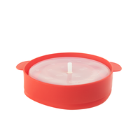 Grand bol à popcorn pliable en silicone sans BPA de 2,95 L, compatible micro-ondes, pour appareil à popcorn domestique à gaz/électrique/à piles