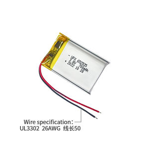 Oem באיכות גבוהה 652535 ufx <span class=keywords><strong>3</strong></span>.8v 700mah <span class=keywords><strong>3</strong></span>.8v 4.35 סוללת ליתיום פולימר - Product Image 6