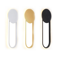Lampe murale LED au design nordique de luxe pour salon, chambre à coucher, hôtel