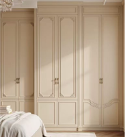 Armario de Madera Estilo Shaker Francés de Diseño Moderno CBMmart, Personalizado para Dormitorio, con Puertas de MDF, para el Hogar y la Sala de Estar
