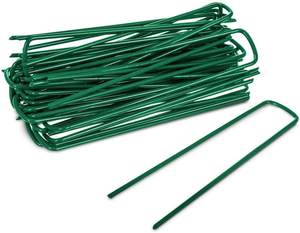 Vente directe de clous de <span class=keywords><strong>gazon</strong></span> galvanisés Piquets en forme de U Agrafe de <span class=keywords><strong>gazon</strong></span> en longueurs 4 ''à 12'' - Product Image 1