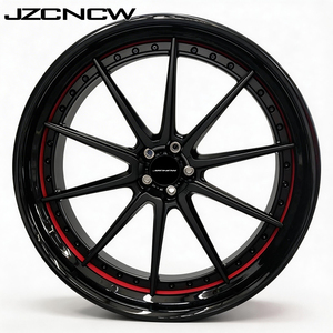 JZCNCW Juego de 3 Ruedas Forjadas de Perfil Profundo 5x112mm 5x114.3mm 5x120mm para X3 X4 G01 G02 M2 F87 RS5 Q7 Q8 SQ7 SQ8 D4 D5 W223 - Product Image 2