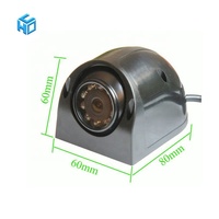 Système de caméra de recul de camion IR 10 LED avec moniteur CVBS 24V étanche sécurité angle mort vue arrière