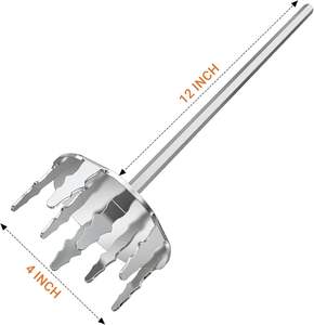 Extracteur de porc de 4 pouces, déchiqueteuse à viande en acier inoxydable ultra tranchante améliorée - Product Image 2