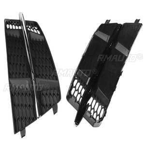 Grilles de phares antibrouillard avant pour AUDI A6L C7 S-Line 2015-2018, garnitures de phares antibrouillard en nid d'abeille, modèle A6L - Product Image 5