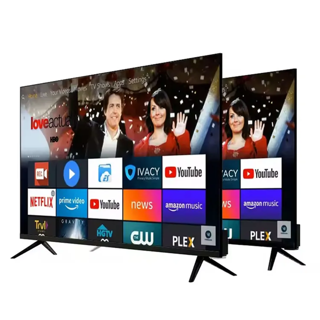 Wholesale Price 19 22 32 43 50 Inch Android Smart LED TV Frameless Design and Multiple Interfaces for Hotel Use