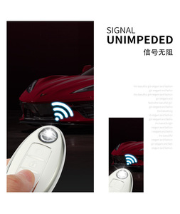 <span class=keywords><strong>Cover</strong></span> per Chiave Auto in TPU Nero con Bordo Argento a 4 Pulsanti per <span class=keywords><strong>Nissan</strong></span> Fit Sylphy X-Trail Teana <span class=keywords><strong>Qashqai</strong></span> Juke Tiida Bluebird - Product Image 2