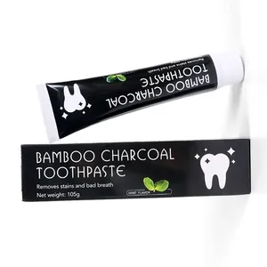 Logo personnalisé <span class=keywords><strong>Dentifrice</strong></span> au <span class=keywords><strong>charbon</strong></span> actif naturel <span class=keywords><strong>de</strong></span> qualité supérieure - Product Image 2