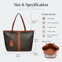 Sac fourre-tout grande capacité pour femme, sac à bandoulière en cuir PU, sacoche de travail pour ordinateur portable 14 pouces, personnalisable avec logo, vente en gros