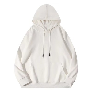 Sudadera con Capucha para Hombre, 100% Algodón, 260 g/m², Color Sólido, Tejido de Punto, Estilo Holgado, Hombros Caídos, Informal, Lisa, OEM - Product Image 1