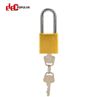 2024 Elecpopular haute sécurité 6 pièces cylindres de serrure en aluminium robustes cadenas de sécurité avec verrouillage de sécurité en aluminium